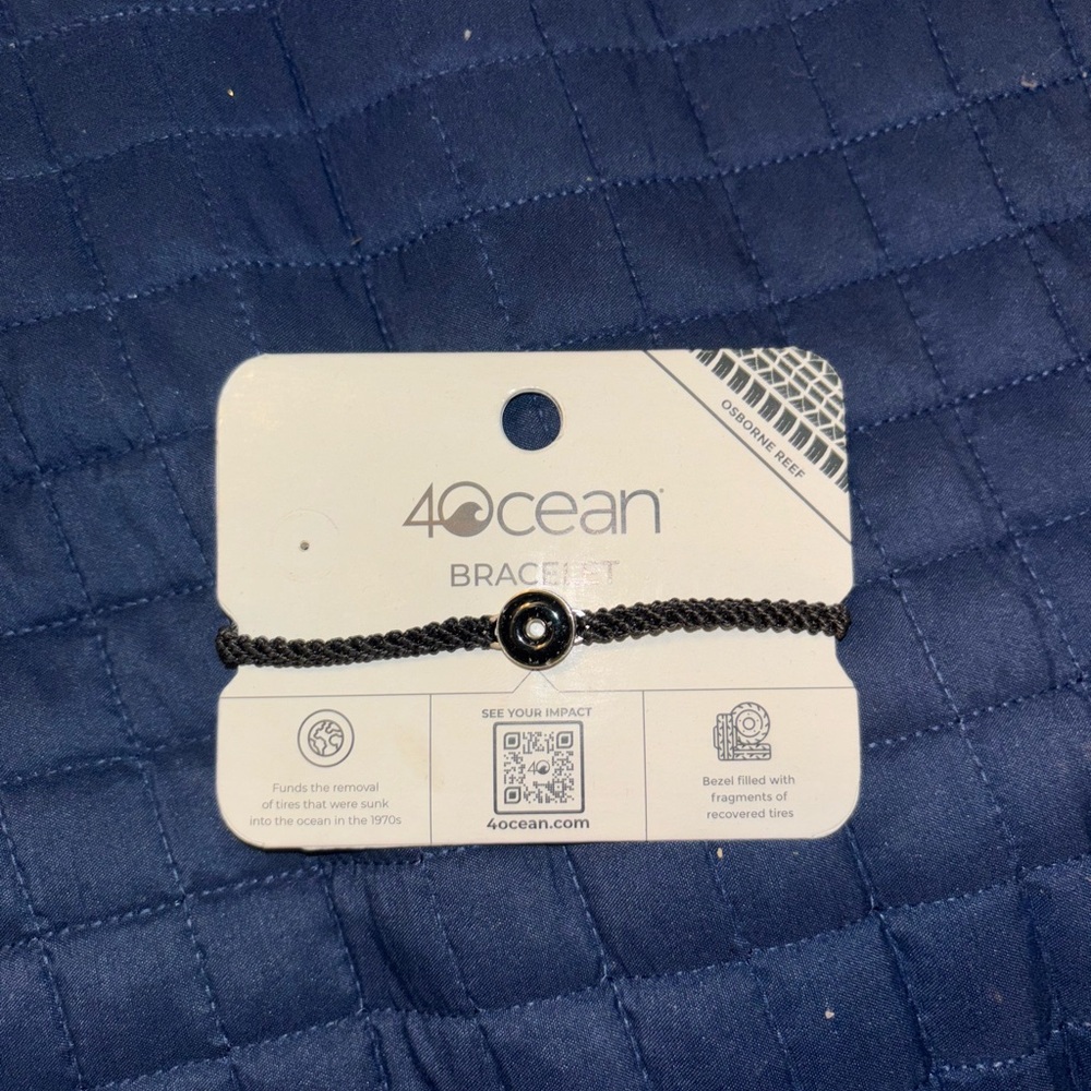 4ocean Black Bracelet